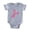 Heather Grey, variant on CafePress - Cheerleader - Cute Infant Baby Football Bodysuit