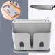 thumbnail image 3 of Soporte multiusos para cuchillos de cocina y solución de almacenamiento Práctico organizador de cuchillos de plástico gris, 3 of 8
