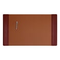 thumbnail image 1 of Dacasso Mocha Leather 34 by 20-Inch Desk Pad with Side Rails, 1 of 5
