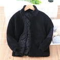 thumbnail image 2 of Big Girls Jacket Warm Winter Coat Soft Outerwear Thickened Kids Padded Jacket Clothes Black Size 12-13T, 2 of 8