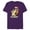 Purple, variant on Ice Age Sid Prehistoric Santa for Christmas Holiday - Short Sleeve Blended T-Shirt for Adults - Customized-Dark Heather