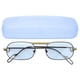 thumbnail image 1 of Gafas de sol clásicas con marco de metal, gafas ovaladas ligeras, gafas de sol vintage para conducir para hombres y mujeres, 1 of 10