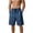 Blue, variant on Enjoytime Workout Shorts Men Print Drawstring Elastic Waist Lightweight Running Gym Shorts with Pockets