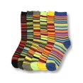 thumbnail image 1 of Gravity Threads Chaussettes Chics Uniques pour Femmes, Multiples Rayures, 1 of 1