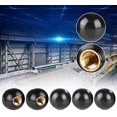 thumbnail image 3 of Jinsinto 5pcs Bakelite Ball Knob, Black Round Handle Gear Shift Ball Knob with M6 Thread Copper Insert, 3 of 5