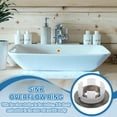 thumbnail image 5 of Uxcell Sink Overflow Ring, Bathroom Sink Overflow Drain Cover Insert for Kitchen and Bathroom Rose Gold/White, 5 of 7
