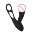 thumbnail image 3 of Vibrador Masajeador de Próstata con Anillo para el Pene 10 Frecuencias Vibrador Remoto TFixol Producto vivo, 3 of 7