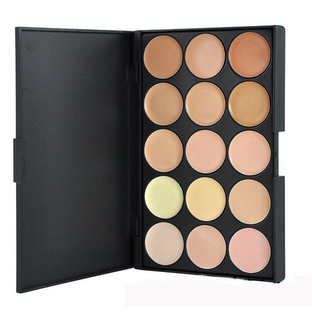 Paleta de correctores Pure Vie, 15 colores, hidratante y cobertura total