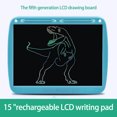 thumbnail image 1 of 1 Set 15 Inch Writing Tablet USB Interface Dual-head Pen Rechargeable Hangable Eye Caring Graphic Board for Home, 1 of 6