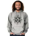 thumbnail image 5 of Triangle Eye Wheel Symbolic Spirit Hoodie Sweatshirt Women Men Brisco Brands L, 5 of 6