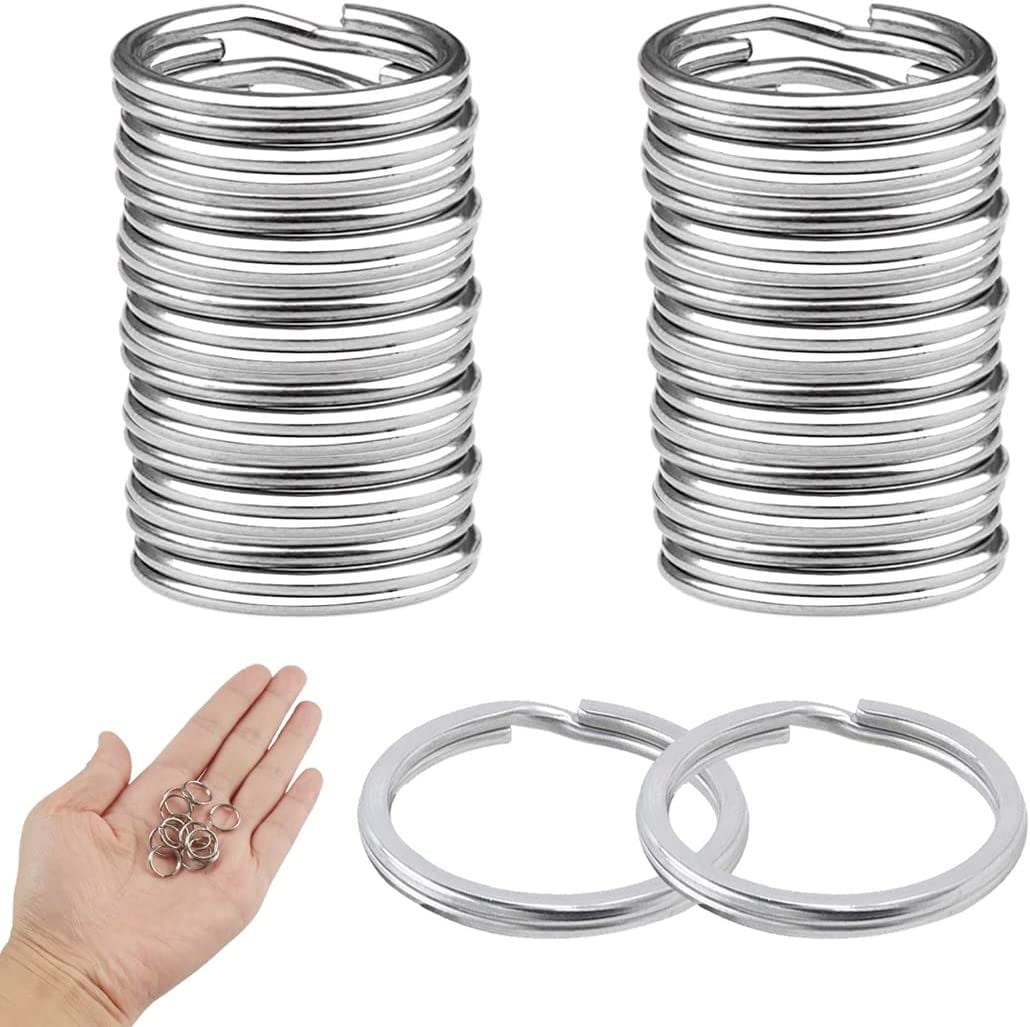 700pcs 7 Colors Connector Rings Aluminum O Rings Bulk Open Jump Ring Set 8~10x1.0mm, Adult Unisex