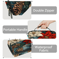 thumbnail image 4 of Herdesigns Christmas Flower Carry Case Compatible with Nintendo Switch OLED Model 2021/Switch 2017, Protective Travel Switch Carrying Case with 20 Game Card Slots for Switch Console & Accessories, 4 of 8
