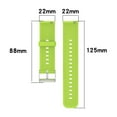 AROKOKO 22Mm Liquid Silicone Watch Band Sporty Replacement Strap For