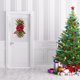 thumbnail image 4 of Lucakuins Corona de Navidad para Puerta Frontal, Bolas de Cono de Pino Bowknot Guirnaldas Brillantes, Guirnalda Iluminada Fiesta Adornos Festivos Decoraciones de Fiesta Lucakuins Decoración festiva, 4 of 8