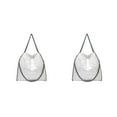 thumbnail image 2 of mmirethe Classic And Timeless Shoulder Bag Elegant And Versatile Sophisticated Style Stylish And Practical silver white 2Set, 2 of 6