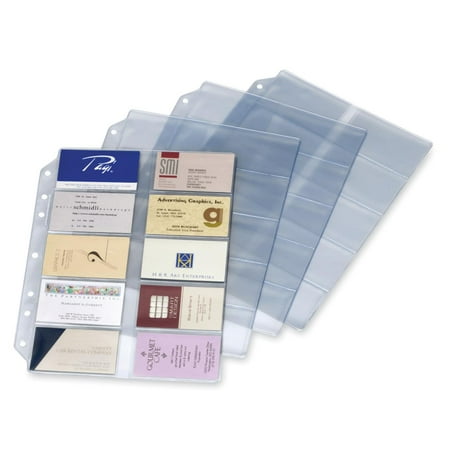 Style Business Card Files Refill - Cardinal EasyOpen Card File Binder Refill Pages