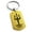 Gold, variant on Stainless Steel Poseidon Greek God of Sea Engraved Dog Tag Keychain Keyring