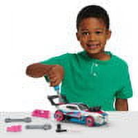 Hot Wheels Ready-to-Race Car Builder Set, Twinduction Vehicle