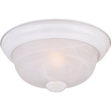 

Designers Fountain 11-1/4 Round Incandescent w/ 60W White Alabaster Diffuser in White Detail