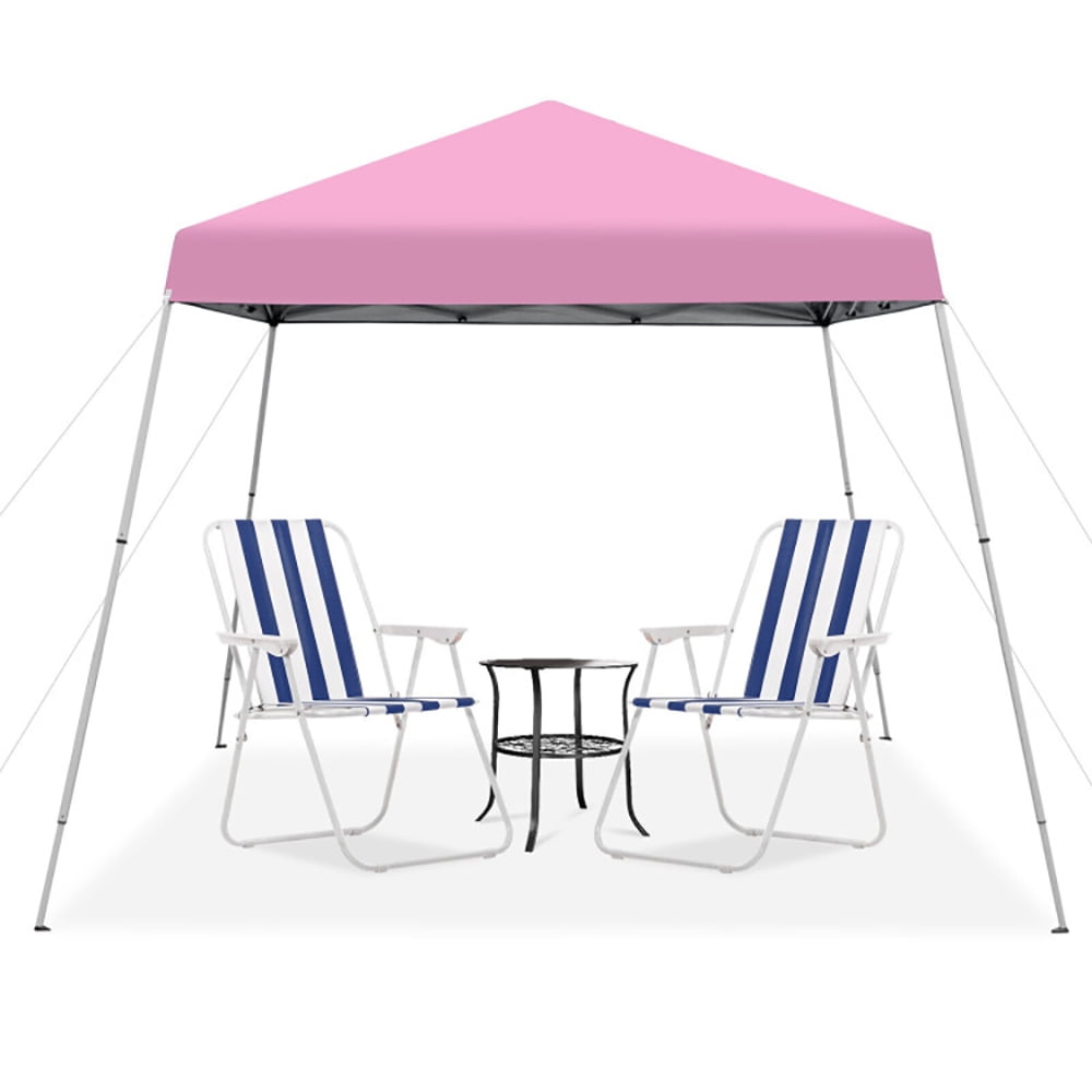 Aimee Lii 10 x 10 Feet Outdoor Instant Pop-up Canopy with Carrying Bag, Awnings for Patio Waterproof, Pink