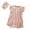 Rose Clair, variante sur Combinaison Sans Manches pour Bébé Fille, Justaucorps, Tenue d'Été, Barboteuse Douce pour Tout-Petit 0-12 Mois