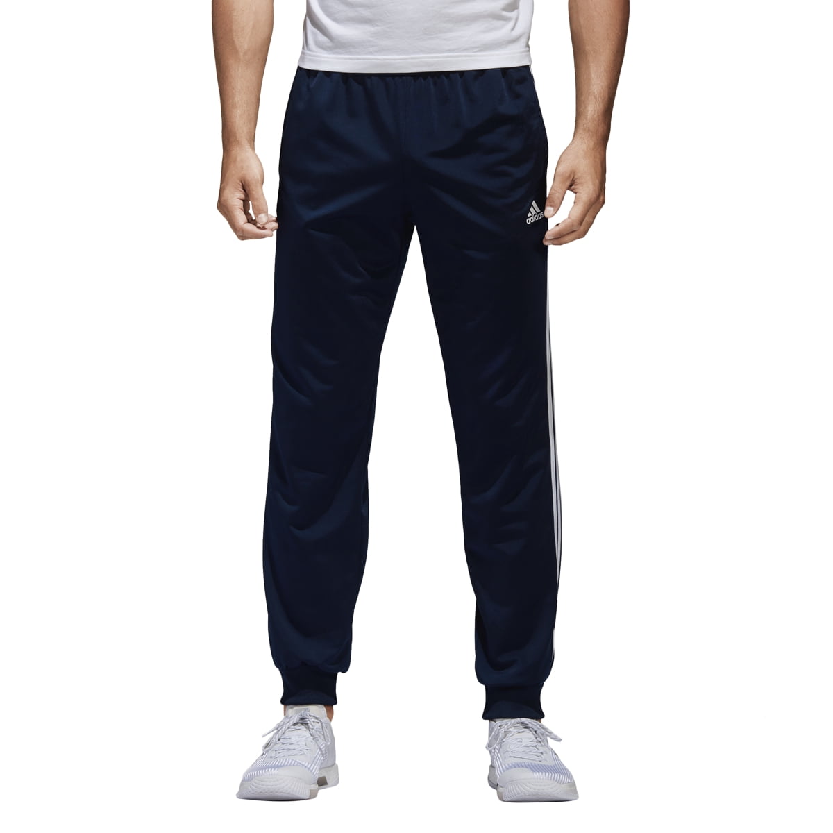 Adidas - Adidas Men's Athletics Essential Tricot 3 Stripe Tapered Pants - Walmart.com - Walmart.com