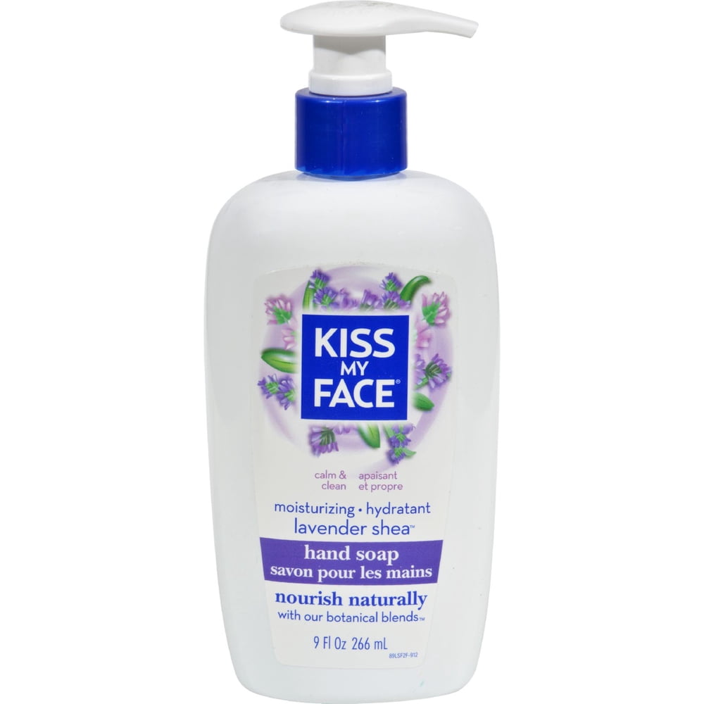 Kiss My Face Moisture Hand Soap Lavender Shea 9 oz