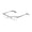 White, variant on NEW VERA WANG V106 WOMENS/LADIES CAT EYE HALF-RIM CHROME / BLACK SCHOOL TEACHER LOOK ELEGANT CAT EYE FRAME DEMO LENSES 52-18-140 EYEGLASSES/EYEGLASS FRAME