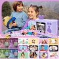 thumbnail image 3 of Cámara infantil con impresión instantánea YINOCHE KC5 con tarjeta SD de 8 GB - Púrpura, 3 of 3