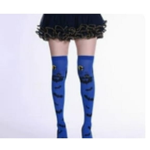 Halloween Knee High Socks Soft Thigh High Socks Over the Knee Thigh High Long Stockings for Halloween Pattern Funny Party Dance Cosplay Christmas Xmas Events