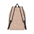 thumbnail image 6 of Rocae Beige Sparkling Glitter for Durable Canvas Backpack Leisure Large Bag Travel Rucksack Multi-function Backpack Medium, 6 of 8