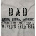thumbnail image 2 of Dad Genuine World's Greatest Father Hoodie Hooded Sweatshirt Men Brisco Brands S, 2 of 6