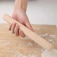 thumbnail image 5 of BE-TOOL French Wood Rolling Pin, 11 x 0.9 inch Wooden Rolling Pins for Baking, Beech Wood Rolling Pin Dough Roller for Baking, Cookie, Pizza, Pastry Dough, 5 of 6