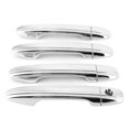 thumbnail image 2 of Door Handle Overlays, Colorfast Door Handle Trims,  Simple Installation Antiwear ABS Rugged Auto Parts Fit for Sienna 2015-2020 Auto Mechanic Car Repair, 2 of 7