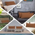 thumbnail image 5 of Pure Ochre Body Pillow Cover, Pillowcase Protectors with Zipper, Breathable Decorative Throw Pillow Case Cover, Modern Solid Color Minimalist Art Pillow Shams for Couch Sofa 20x54Inch, 5 of 9