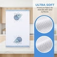 thumbnail image 3 of Unique Bargains Soft Absorbent Quick Dry Microfiber Kitchen Towel 4 Pack White 26" x 18", 3 of 8