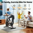 thumbnail image 4 of Naipo Exercise Bike Indoor Cycling Bike with 300lbs Big Seat Cushion for Home Cardio Leg Workout, 4 of 10