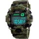 thumbnail image 1 of Reloj deportivo LED de camuflaje para niños, resistente al agua, digital, electrónico, casual, militar, reloj deportivo para niños con banda de silicona, alarma luminosa, cronómetro, 1 of 5