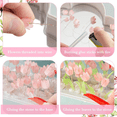 thumbnail image 4 of 2Sets Cloud Mirror Tulip Lamp Handmade DIY Tulip Night Light Simulation Flower Lights Room Decorations Blue, 4 of 5