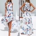 thumbnail image 2 of Vestido maxi floral bohemio Fridja Sin mangas para mujer, 2 of 9