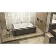thumbnail image 5 of Malibu Home Westport Rectangle Soaking Bathtub 66"x 40"x 22" in White, 5 of 5