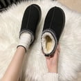 thumbnail image 1 of Zapatos de mujer europeos y americanos, botas de nieve para mujer, moda de invierno, zapatos de algodón de felpa con punta cerrada integrados para mujer, 1 of 6