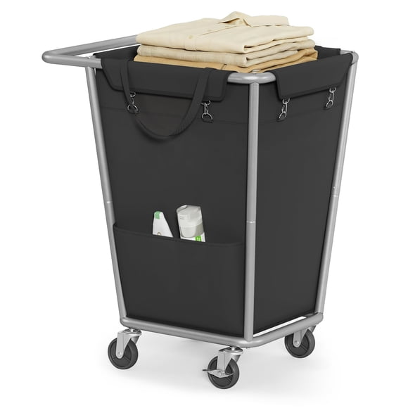 Cesto de Ropa SONGMICS 130L con Ruedas y Bolsa Removible