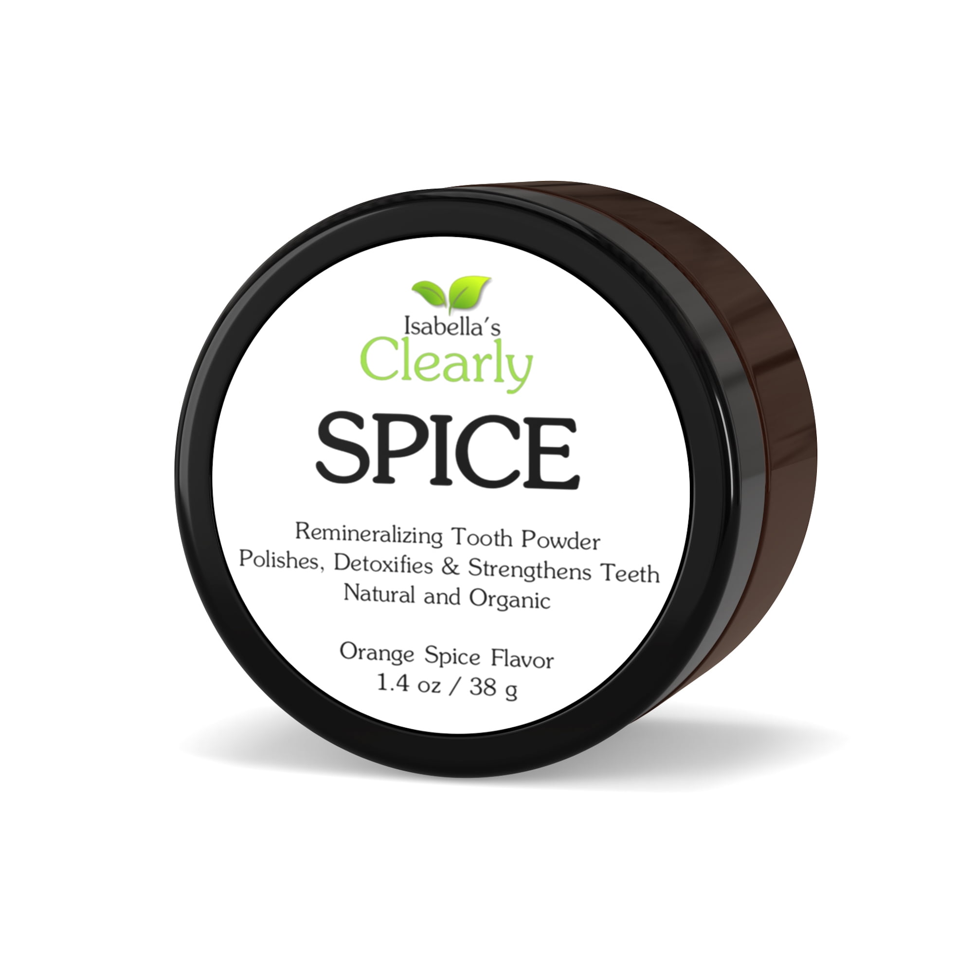 Clearly SPICE, Natural Remineralizing Tooth Powder Fluoride Free