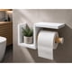 thumbnail image 1 of Porta Rollo Papel Higiénico Mdf Con Estante Moderno Baño Blanco, 1 of 5