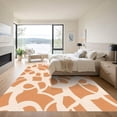 thumbnail image 3 of ODIKA 8'x10' Machine Washable Non-Slip Area Rug, Vintage Style with Abstract Animal Inspired Design High Traffic Rug, Beige, 908269, 3 of 7