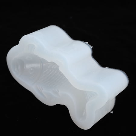 Silicone Mold DIY Fish Silicone Cake Silicone Candle Fish Silicone Mold White DIY Fondant Cake Chocolate Ice Cream Soap Making Accessories Diy Craft Supplies