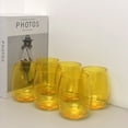 thumbnail image 4 of Set of 6 Acrylic Wine Glasses, 20-ounce Plastic Tumbler for Party Use,BPA Free,Dishwasher Safe (Yellow color), 4 of 6