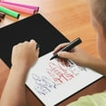 thumbnail image 2 of Petit Tableau Blanc Portable, Tableau Effaçable à Sec Réutilisable avec Support, Tableau Blanc de Bureau pour Réunion de Bureau Affaires Noir, 2 of 7