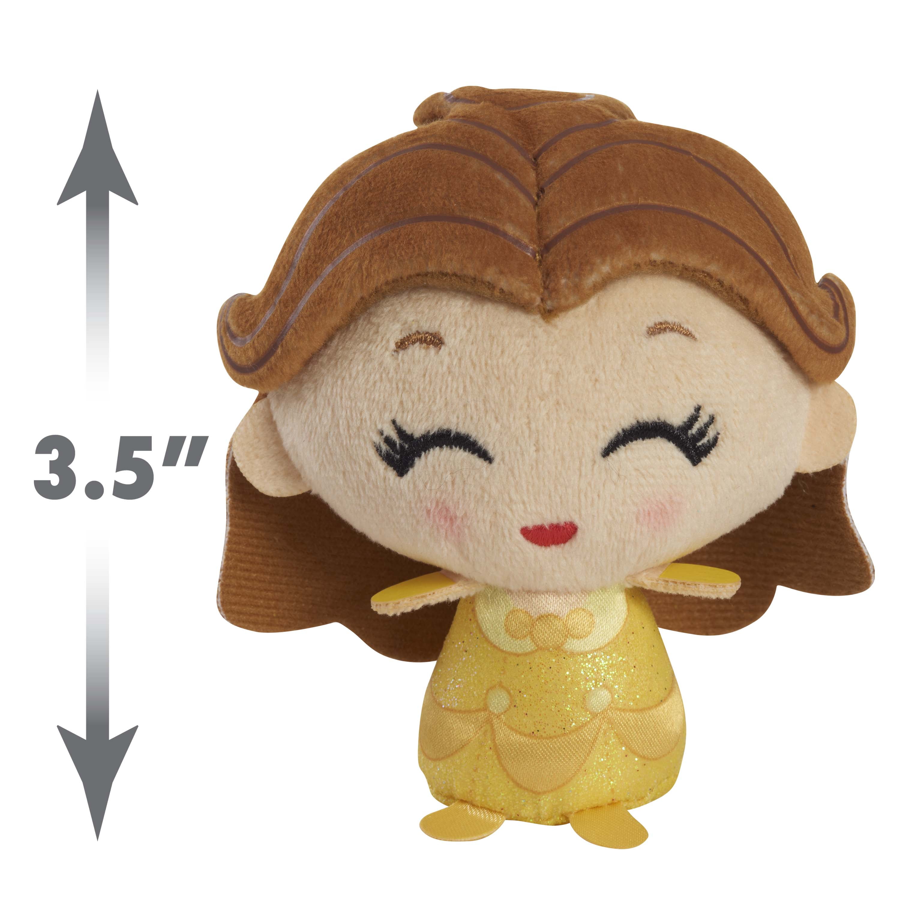 (2 pack) Disney100 Disney Princess Mini Collectible 3.5-inch Surprise Plush Toy, Styles May Vary, Blind Bag, Kids Toys for Ages 3 Up